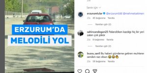 Erzurum'da ‘Melodili Yol’ espri konusu oldu!