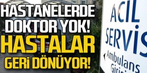 Hastanelerde alarm zilleri çalmaya başladı!
