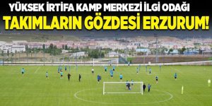 Takımlar Palandöken'e akın ediyor