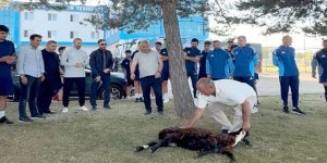 Erzurumspor FK, kurban kesti