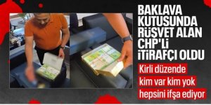 Baklava kutusundaki paraları böyle açıkladı!