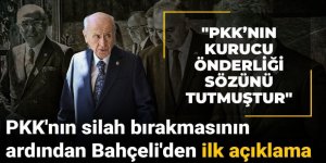 PKK'nın silah bırakmasının ardından Bahçeli'den ilk açıklama