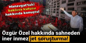 Özgür Özel hakkında sahneden iner inmez jet soruşturma!
