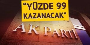 AK Partili isim "Yüzde 99 kazanacak" diyerek duyurdu