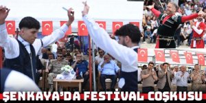 Şenkaya’da festival coskusu