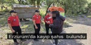 Erzurum'da kayıp adam bulundu
