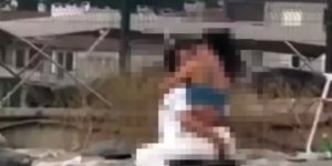Bursa'daki yat limanındaki çiftin kayalıklardaki uygunsuz görüntüleri!