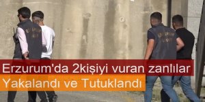 Erzurum'da 2 kişinin yaralandığı silahlı saldırıyla ilgili 2 zanlı tutuklandı