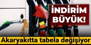 Akaryakıtta tabela değişiyor: İndirim büyük!
