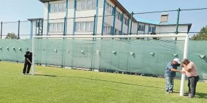 Erzurum'da Direkler dikiliyor