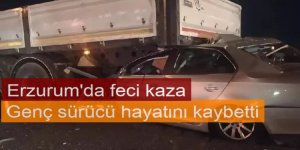 Erzurum'da feci kaza! 19 yaşındaki genç yaşamını yitirdi
