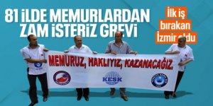 Memurlar zam teklifini beğenmedi: İş bırakma eylemine gittiler