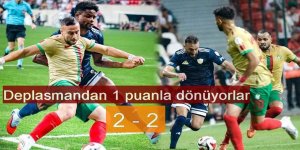 Zorlu maçtan, Erzurumspor 1 puanla dönüyor