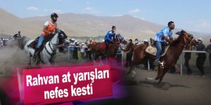 Erzurum’da rahvan atlar yarıştı
