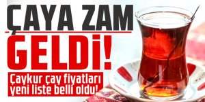 Çay fiyatlarına son 3 ayda 3'üncü zam!