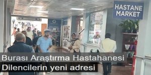 Erzurum'da Dilenciler Araştırma Hastanesi'ni mesken tuttu