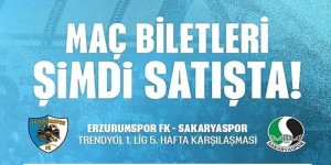Sakaryaspor maçı biletleri satışta