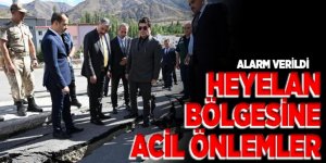 İspir'de Heyelan alarmı; Önlemler artıyor