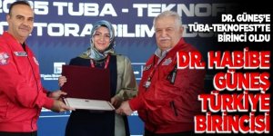 Doktora öğrencisi Habibe Güneş Türkiye Birincisi
