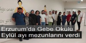 Erzurum'da Gebe Okulu Eylül ayı mezunlarını verdi