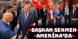 Başkan Sekmen Türk heyeti ile Amerika'da