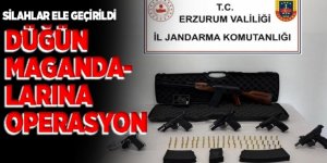 Horasan'da düğün magandalarına operasyon: 6 gözaltı