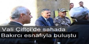 Vali Çiftçi'den Bakırcılar Çarşısı'na ziyaret