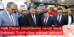Sekmen: Teklif ettim, karşılık gelmedi