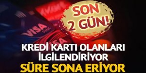 Kredi kartı borcu olanlar dikkat!