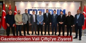 Gazetecilerden Vali Çiftçi'ye Ziyaret