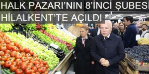 Erzurum'da 8. Halk Pazarı açıldı