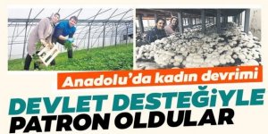 Erzurum'da Devlet desteğiyle işlerinin patronu oldular