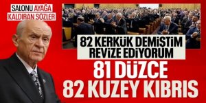Devlet Bahçeli: 81 Düzce’den sonra 82’nin KKTC olması hayat memat meselesidir