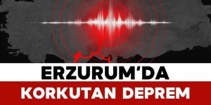 Erzurum'da 3,5 büyüklüğünde deprem
