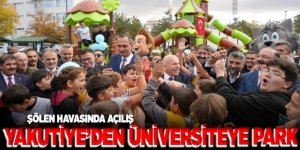 Yakutiye’den Üniversiteye örnek park