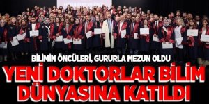 Erzurum'da Yeni doktorlar bilim dünyasına katıldı