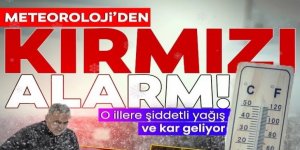 O illere şiddetli yağış ve kar alarmı!