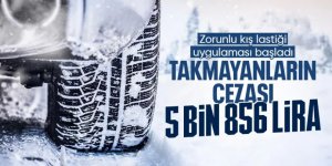 Zorunlu kış lastiği uygulaması başladı