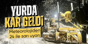 Erzurum'un yüksek kesimlerinde yoğun kar yağışı başladı.