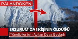 Erzurum'da çığ davası başladı