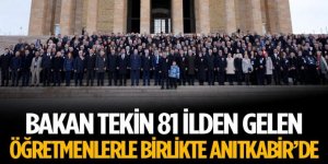 81 ilden gelen öğretmenler Anıtkabir'i ziyaret etti