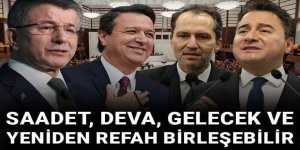Davutoğlu açıkladı: Saadet, DEVA, Gelecek ve Yeniden Refah birleşebilir