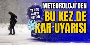Doğuda 13 il için kar alarmı