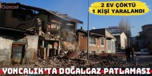Erzurum'da doğal gaz patlaması! 1 yaralı