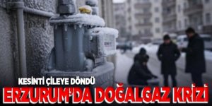 Erzurum’da doğalgaz krizi