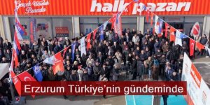 Erzurum'un Halk Pazarı Türkiye’nin gündeminde