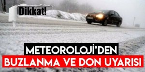 Doğu'ya kar, buzlanma ve sis uyarısı