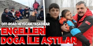 Erzurum'da Engelleri doğa ile aştılar