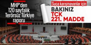 MHP tarafından hazırlanan 120 sayfalık rapor, komisyona teslim edildi