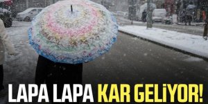 Lapa lapa kar yağdıracak bulutlar yön değiştirdi